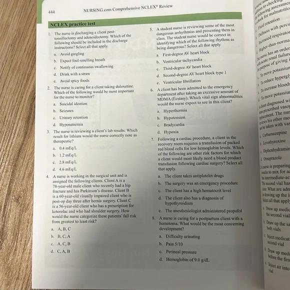Comprehensive NCLEX review - Picture 6 of 8